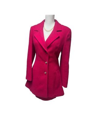 Danielle International Vintage Fuchsia Wool Set Size 44 Italian (XS/S)